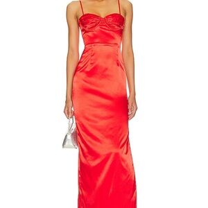 Superdown Drusilla Gown in Red